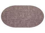 Textured Faux Leather Table Placemats 4 Pack Waterproof Heat Resistant Reversible Oil-Proof Dining V1192-AZ-W-24217