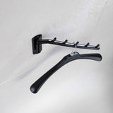 Folding Clothes Hanger Rack, Stainless Steel Swing Arm Hook Holder, Clothing Hanging System Drying V1192-AZ-W-17028