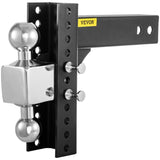 VEVOR Adjustable Trailer Hitch, 8" Rise & Drop Hitch Ball Mount 2" Receiver 14,000 LBS Rating, 2 and V952-TZT2INCH8INCHT3ALV0