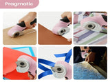 Cordless Electric, Cardboard Cutter with Safety Lock Electric Mini Cutter Power Rotary V1192-AZ-W-2843