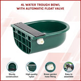 4L Water Trough Bowl with Automatic Float Valve V63-841941