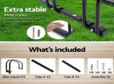 Weisshorn 3 Bike Stand Rack Bicycle Storage Floor Parking Holder Cycling Black BIKE-3-BK