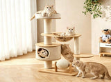 Classic Heavy-Duty Carpet Cat Tree V1408-N1