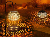 2-Pack Hanging Solar Garden Lights IP65 Waterproof Warm White for Patio and Yard V1188-MS-710-182