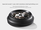 Grey Premium 7-Star Manual Coffee Grinder - Portable Bean Mil V888-ELOSUNG34100