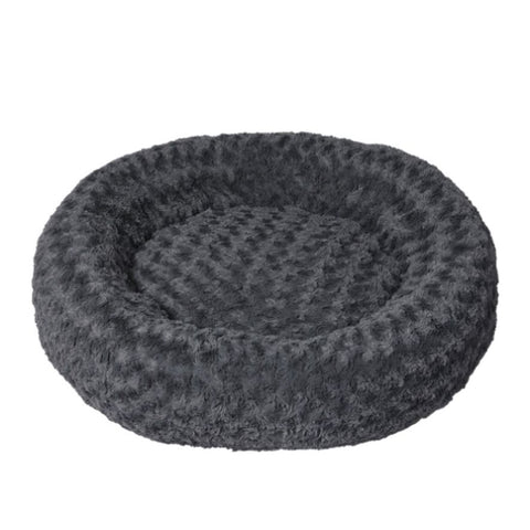 PaWz Calming Dog Bed Warm Soft Plush M Dark Grey Medium PT1147-M-DG