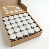 400pcs TEA LIGHT CANDLES 9 Hour Burn Tealight Wedding Smokeless Crystal Wax BULK V563-BR-400P-TEALIGHTCAND9