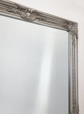 French Provincial Ornate Mirror - Antique Silver - Small 80cm x 110cm V292-MIRR-FRN012
