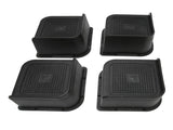 4PCS Bed Risers ABS L Shape Anti Slip Chair Leg Extra Lifts Furniture Riser Stand Blocks for Desk V1294-YM0901-3114230084912