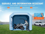 Inflatable Paint Booth, 9.8 x 8.2 x 8.2 ft Inflatable Spray Booth, with 550W Powerful Blower and Air V952-CQSPQFLSKCGLKNDD2V3