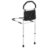 Bed Rail for Elderly, Bedside Assist Rails with Supporting Leg and PU Handrail, Adjustable Height V952-TBZCCBSTBZCBPSMCX001V0