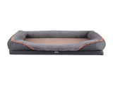 i.Pet Pet Bed Orthopedic Washable Dog Bed Plush Fleece Sofa Cushion Mat PET-BED-H30-XL120-GR