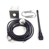VHF Marine Antenna 156-163MHz Waterproof Rubber Mast Antenna With 5m Rg-58 Cable For Boat Sailboat V1189-LC-QP-00396