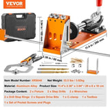 Pocket Hole Jig Kit, 34 Pcs Pocket Hole Jig System with C-clamp, Fixture, Steps, Wrenches, V952-TSXKKJPGDGJJQ2BJPV0