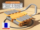Orange 4-Wheel Automatic Rebound Ab Roller with 8 Elbow Support - Core Trainer for Home Abdominal V888-ELOSUNG42119