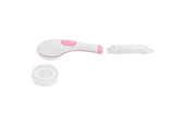 Rechargeable Body Brush Kit with Long Handle -Pink V1263-JX-6504-2