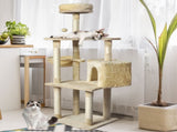 PaWz Cat Tree Toy Scratching Post Scratcher Beige JJ0836-CR_NZ