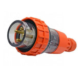 GSME Trader Buffalo Straight Plug 10A 500V 4Pin IP66 M25 x 1.5 192mm HT x 79.8mm WD BUP410 V1202-V1-GSMBUP410