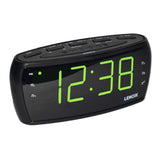 Large Number Alarm Clock & AM/FM Radio, Bold Green LED Time Screen V196-CR85