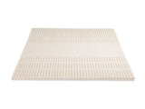 Giselle Bedding Natural Latex Mattress Topper, 7-Zone Pressure Relief Bed Pad for Back Pain, Ice TOPPER-LT-Q-5-CO