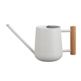 Watering Can 900ml Stainless Steel Long Spout Wooden Handle Elegant Flower Watering Pot for Garden V1294-YM0706-3111230174011