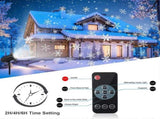 LED Snowflake Projector - Christmas Light Projector for Outdoor and Indoor Use V1263-JX-4574