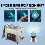 Ultrasonic Cleaner with Digital Timer & Heater, Professional Ultra Sonic Jewelry Cleaner, Stainless V952-SXCSBQXJ10L02FU3NV3