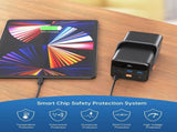 CHOETECH B664 50000mAh PD65W Power Bank with LED Flashlight LCD Display V28-ELECHOB664