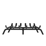 Fireplace Log Grate, 685.8mm Heavy Duty Fireplace Grate with 6 Support Legs, 19.05mm Solid V952-ZTXYMP34X342740JUV0