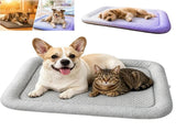 Gel Cooling Mat for Dogs, Self-Cooling Comfort and Waterproof Easy-Clean Design for Beds, Sofas, V1369-AZ3-W-08505