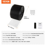 VEVOR 8in x 100ft Solar Panel Bird Guard Critter Guard Roll Kit 50pcs Tire Wires V952-TYNDCBBHWTZ8UKA3EV0