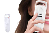 Heated Eyelash Curler Portable Electric Lash Curler Natural Curls-White V1263-JX-7482