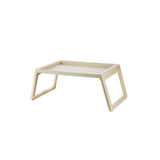 Laptop Bed Desk PP Folding Simple Downward Grooved Design Lap Desk Bed Table with Charging Hole for V1294-YM0716-3116220007013