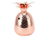 Cocktail Shaker Pineapple Shape Stainless Steel Polished Smooth Surface 500ml for Home Bar Rose Gold V1294-YM0703-3118230139911
