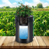 DWC Hydroponics Grow System Deep Water Culture with Top Drip 2 Buckets V952-SSSPXT2T8INK25VV5V3