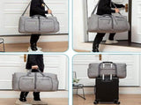 Foldable Travel Duffel Bag With Shoe Compartment Tear Resistant Polyester For Gym Weekend Trips And V1237-ZY-807-311