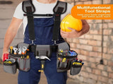 Tool Chest Suspenders Tool Storage Tool Organization Heavy Duty Suspenders - Gray - Size regular V1106-148-62548-GRY-REGULAR