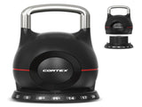 CORTEX 7-in-1 RevoLock Quick Adjust 20kg Kettlebell V420-CSKB-KBRV20-1