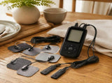 4 in 1 TENS Unit EMS Muscle Stimulator Dual Channel Recharge V1288-AMZ-B0CKMWXPRR