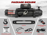 X-BULL 14500lbs Electric Winch 12V Synthetic Rope Wireless Remote Winch 4WD Car 4X4 V211-AUEB-AXEW023