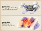 Livemor Neck & Shoulder Massage Pillow with Heat, Cordless 4D Kneading Massager for Home & Office NECK-MASSAGE-04-PP