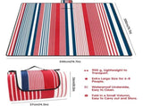 Picnic Mat 200 X 200 Cm, Waterproof Picnic Blanket For Beach And Garden, Large Picnic Tablecloth For V1188-MS-227-2801