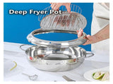 Non-Stick Frying Pan,Japanese Deep Fryer Pot 2024 New Stainless Deep Fryer Japanese Deep Fryer With V1192-AZ-W-28057