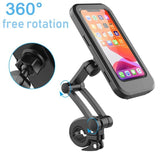 Bike Cell Phone Holder, Waterproof Smartphone Holder with Touch Screen, 360 Swivel, Height V1237-ZY-528-137