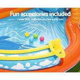 Bestway Kids Pool 265x265x104cm Inflatable Above Ground Swimming Play Pools 208L BW-POOL-PLAY-53069