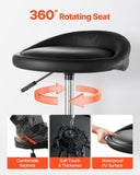 VEVOR Rolling Shop Stool Adjustable Height Garage Seat 136 kg Load with Caster V952-QXGKJXCDDJLGJXPXEV0