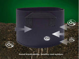 3-Pack Plant Grow Bags, Premium Aeration Nonwoven Fabric Grow Bags with Sturdy Handle, V1192-AZ-W-10553