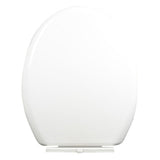 Slow Close Toilet Seat Thickened White PP Quick Installation Household Toilet Lid for Replacement V1294-YM0703-3112230004711