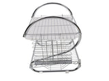 Dish Rack 2 Tier Bowl Dish Drainer Neat Organization Rust Prevention Kitchen Drying Rack Cutting V1294-YM0706-3118230219712