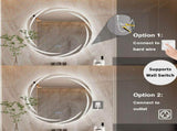 Round LED Anti-Fog Backlit Bathroom Mirror V767-XMR-Y18-938-AU